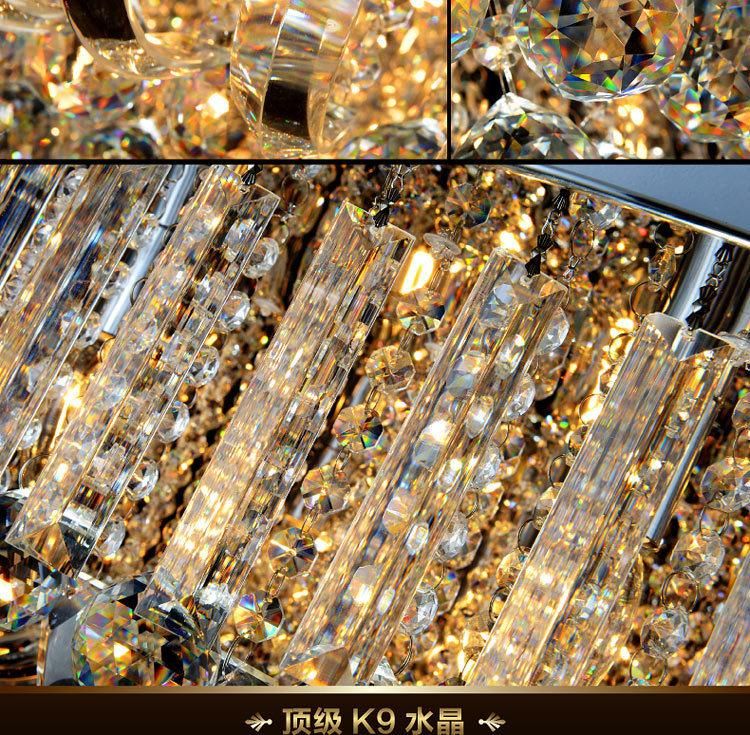 Crystal Ceiling Lights Modern Lamps Luxury Ceiling Lamps Chrome Crystal Lamp (WH-CA-96)