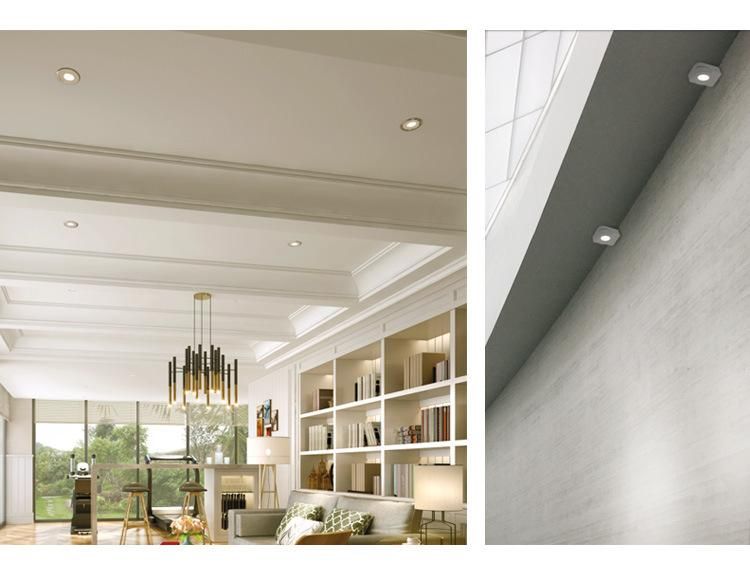 Hotel Project Ceiling Lamp Down Lighting with CE RoHS Anti-Glare Recessed LED Downlight
