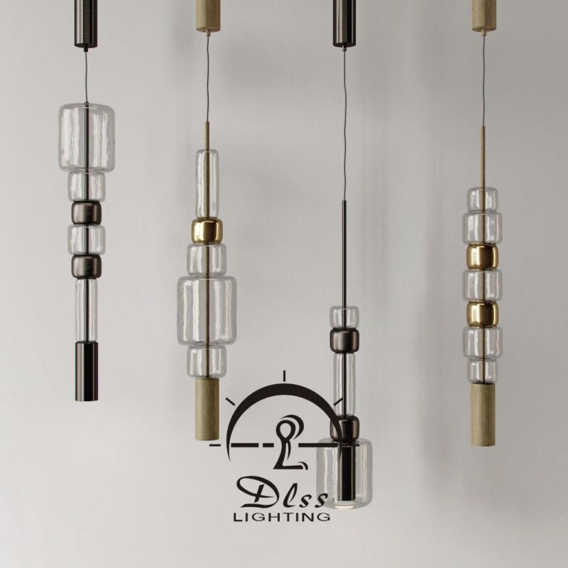 GU10 Modern Bead Style Pendant Light Chandelier for Bedroom