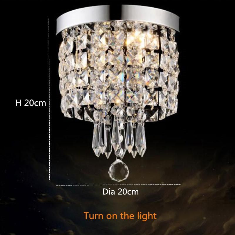 LED Round Ceiling Light with LED Brightness Corridor Gold Flushmont Lights (WH-CA-90)