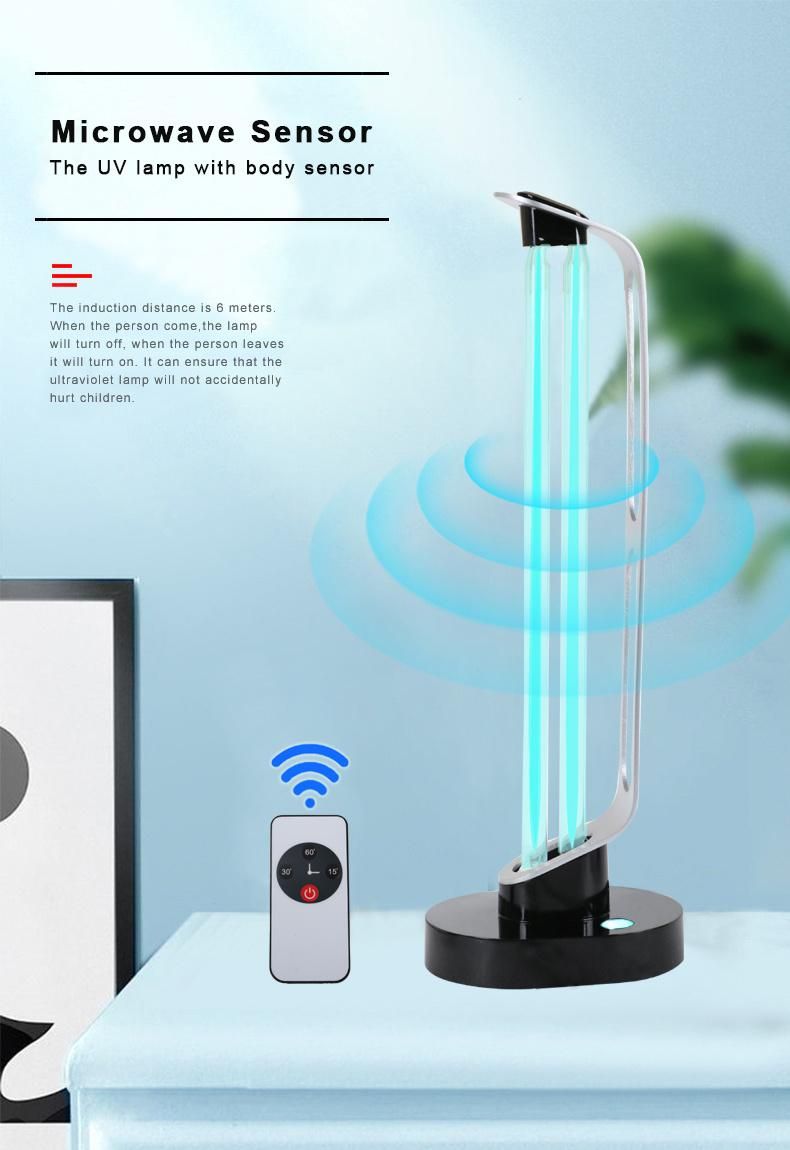 38W Ultraviolet Disinfect Lamp UVC Light UV Portable Room Sterilizer Germicidal Light Lamp