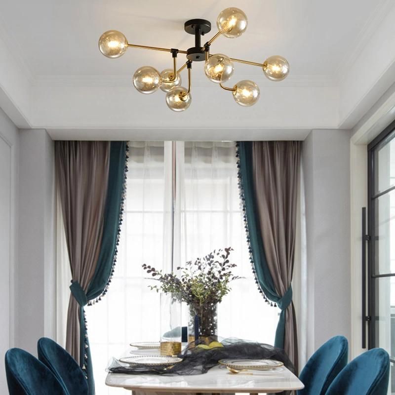 Nordic Simple Living Room Ceiling Lamp Modern Style Creative Light Luxury Bedroom Dining Room