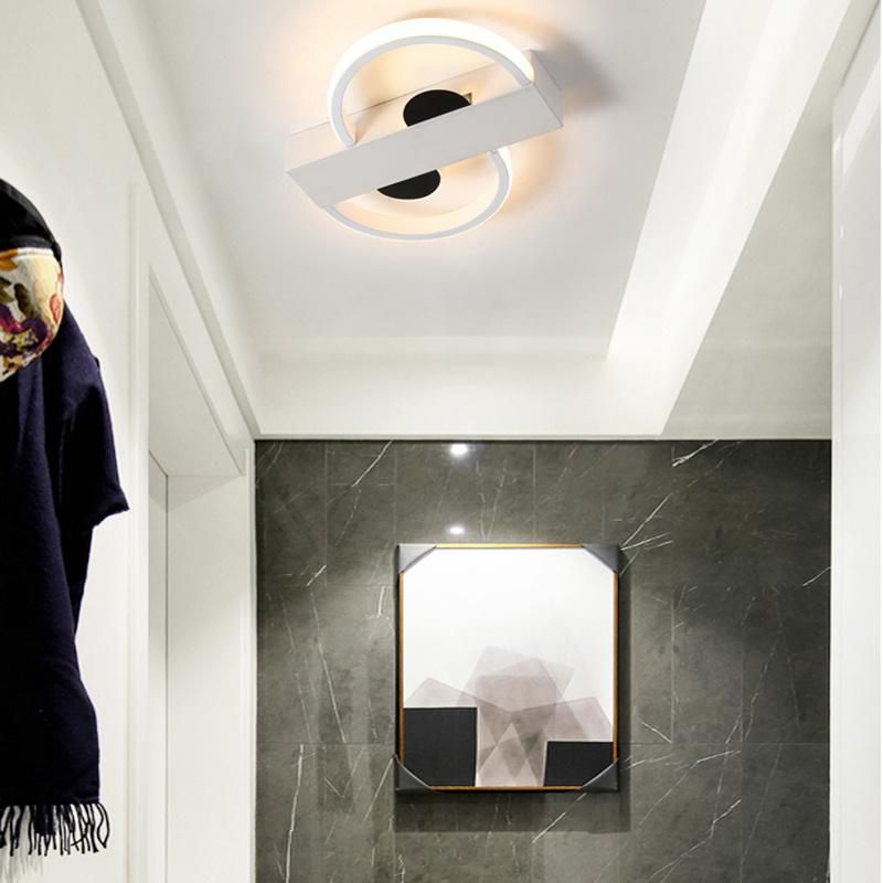 White Corridor Light Creative Personality Hallway Light Simple LED Ceiling Lamp