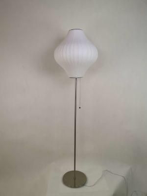 Factory Direct Home Hotel Designer Modern Decorative Silk Material Fabric Floor Lamp