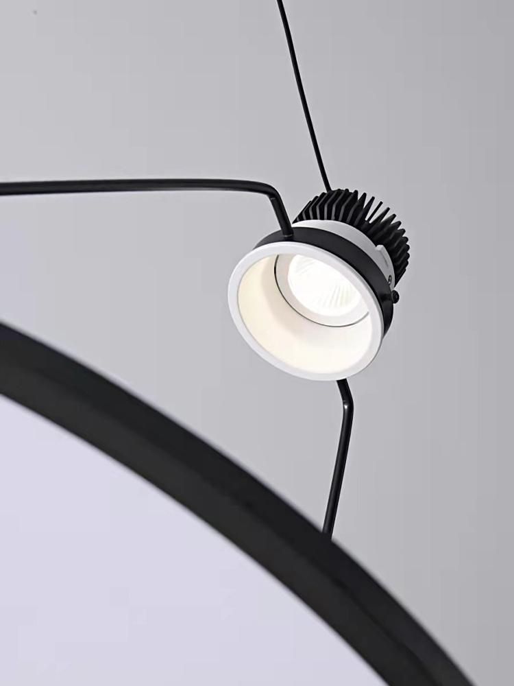 Nordic Round Pendant Light Designer Drop Light Modern Stainless Steel Pendant Lamp Villa Hall Suspension Lamp (WH-AP-138)