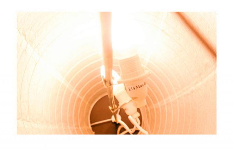 Simple White LED Floor Lamp Hand Woven Paper Floor Light Bedroom Stand up Lamp (WH-MFL-115)