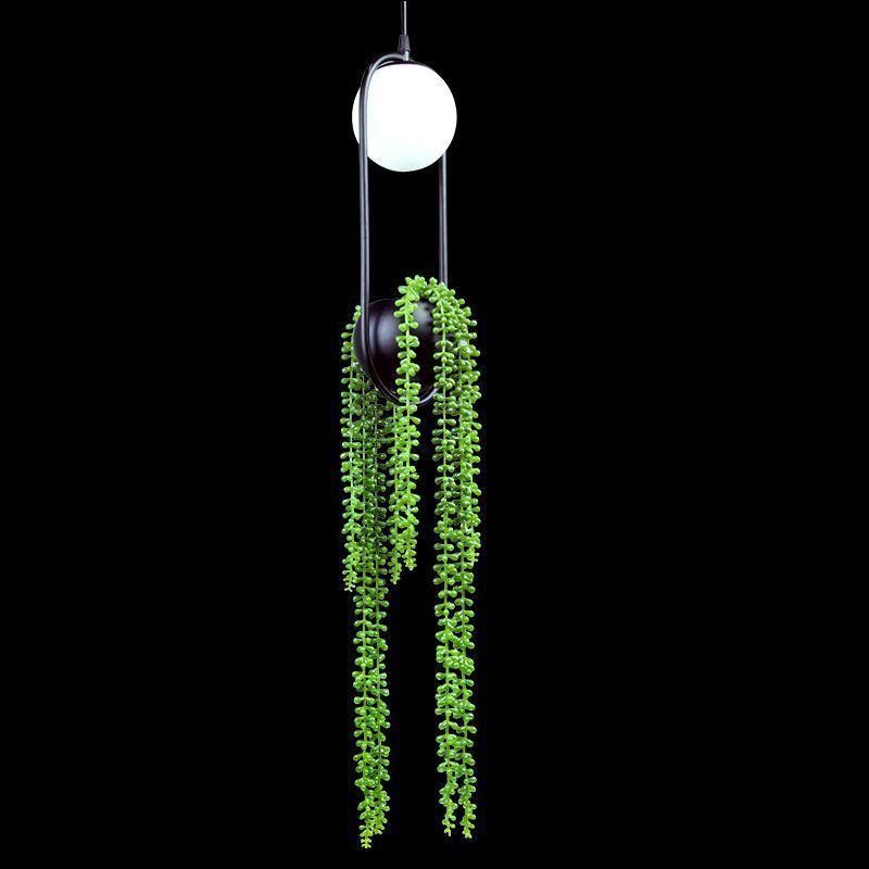 Creative Plant LED Pendant Lights Modern Indoor Lighting Grass Hanging Lamps (WH-GP-69)