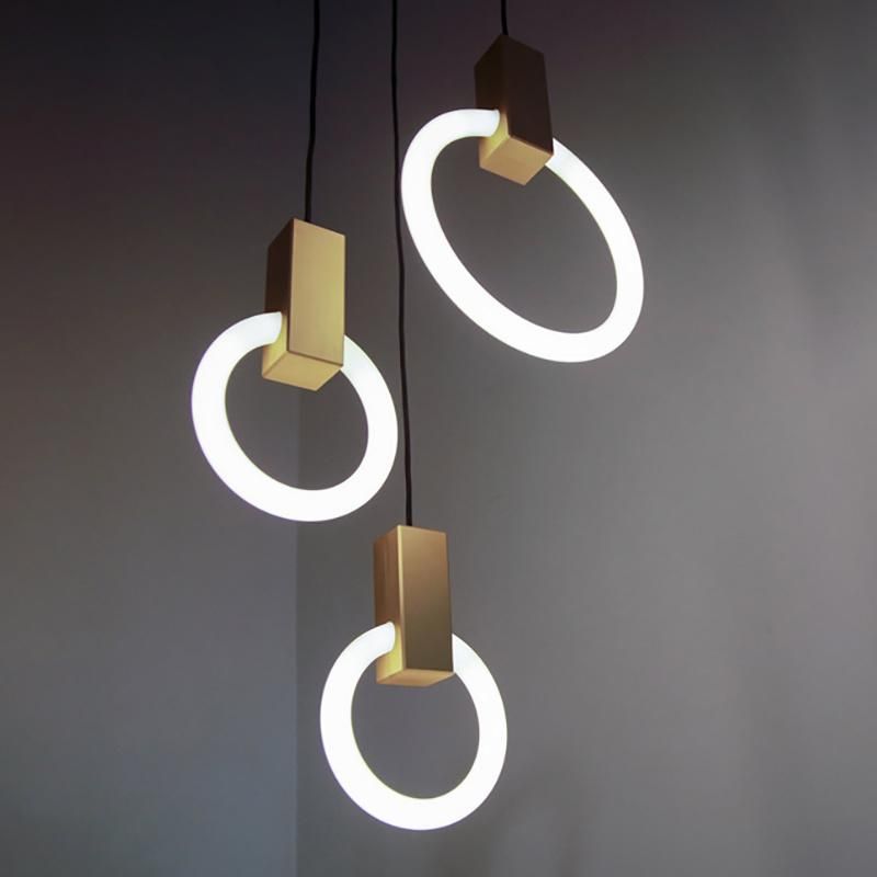 Suspension Loop Design Pendant Lamp Chandelier Bedroom Lamp Living Room Lamp