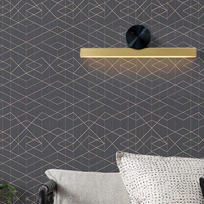 Gold Brass LED Wall Lamp Creative Nordic Minimalist Wall Lamp (WH-OR-104)