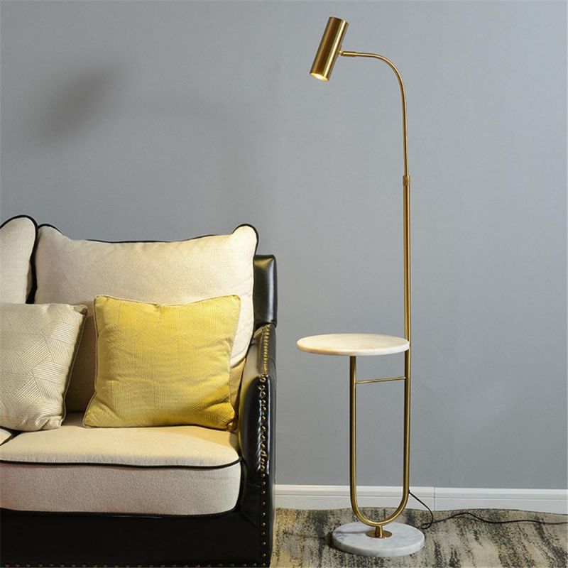 Hotel Decoration LED Marble Base Floor Lamps