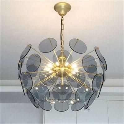 Post Modern Light Luxury Chandelier Nordic Molecular Living Room Chandelier Modern Simple Glass Creative Bedroom Restaurant Lighting