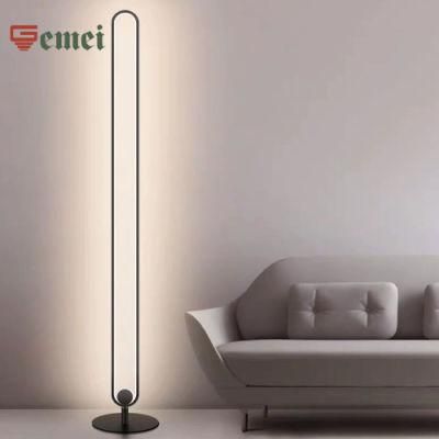 Simple Modern Bedroom Bedside Lamp Living Room Study Creative U-Shaped Floor Lamp