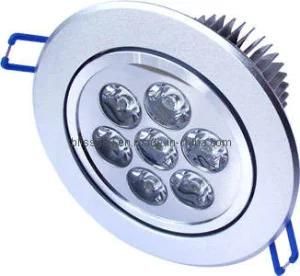 7*1W Recessed LED Ceiling Down Cabinet Light