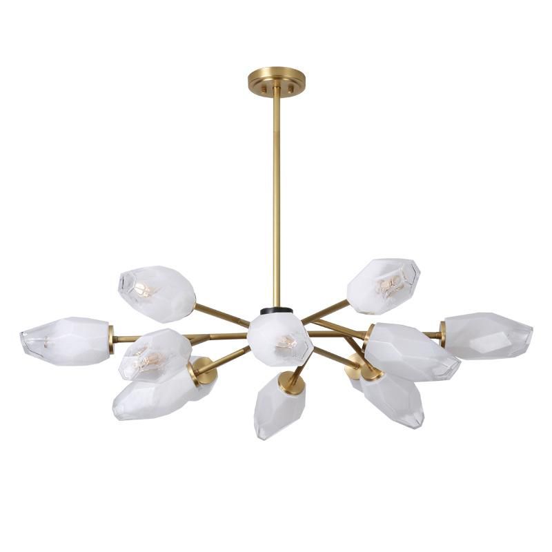 All Copper Creative Restaurant Lighting Villa Penthouse Living Room Chandelier
