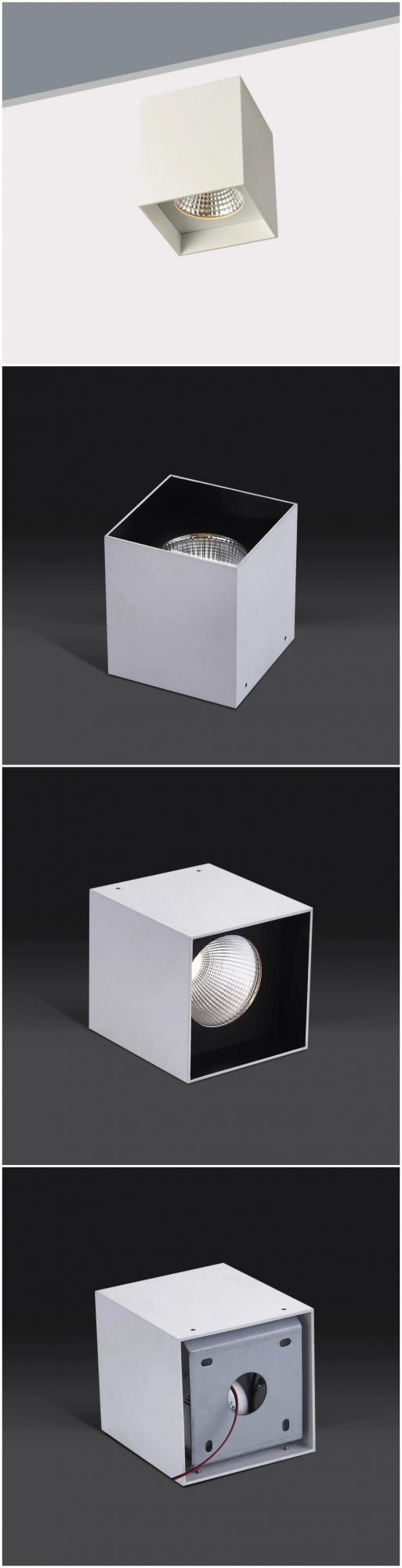 C6024 Hot Selling Square Aluminum LED Ceiling Light
