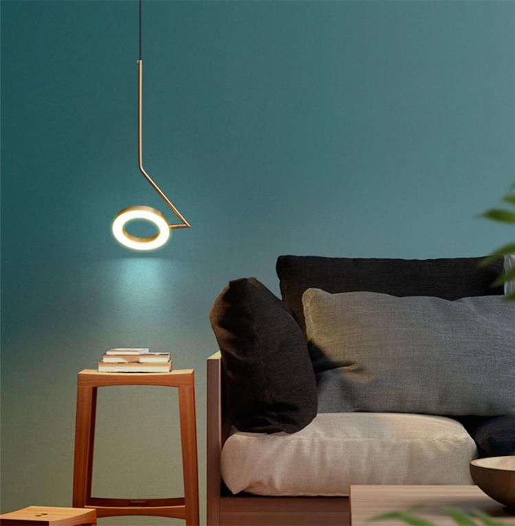 Modern Design Lamp Circle Round Ring Chandelier Round LED Chandelier