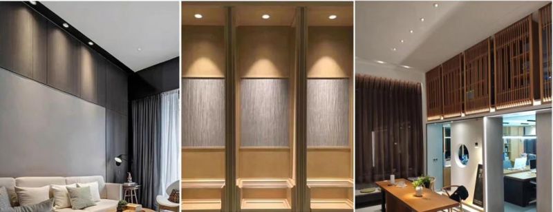 7W Embedded LED Spotlight COB Deep Anti-Glare Wall Washer Lamp High-End Hotel Project Villa Spotlight