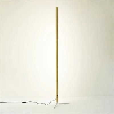 Modern Floor Lamp Creative Site Lamp Personality LED Stand Light Bedroom Living Room Decor Wooden Floor Lights