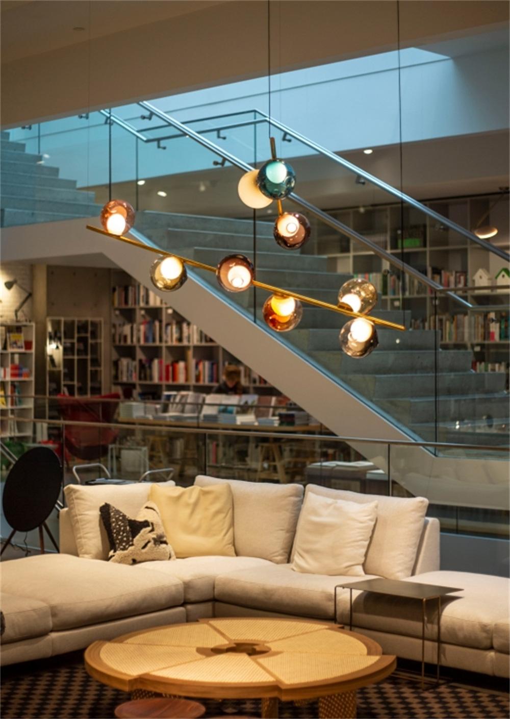Norbic Modern Classic Luxury White Glass Bedroom Floor Lamp
