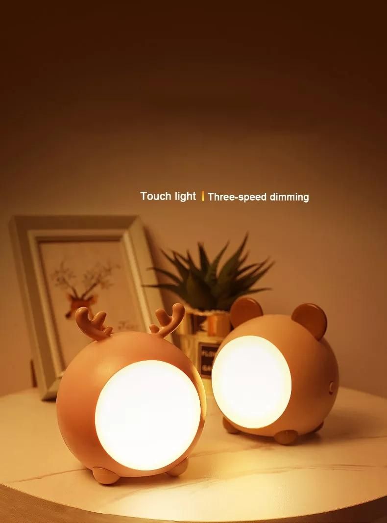Bedroom Mini Night Lights Children′s Sleep Eye Protection Table Lamp LED Small Night Lamps