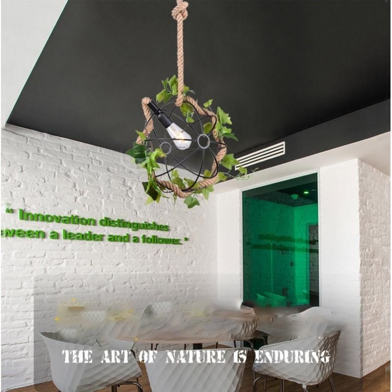 Simulation Green Plant Pendant Lamps Creative Modern Simple Plant Hanging Light (WH-VP-147)