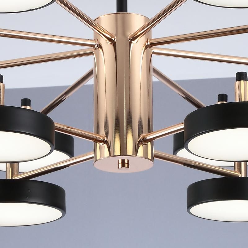 Nordic Style Art Decoration Light LED Panel Pendant Ceiling Indoor Light