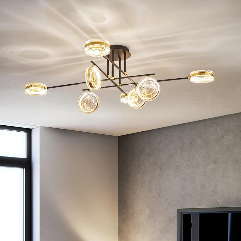Crystal Glass Pendant Lamp Ceiling Lamp Hotel Lamp Living Room Lamp