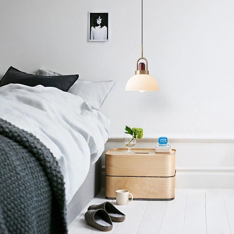 Nordic Ins Bedroom Bedside Chandelier Simple Modern Creative Small Pendant Lamp
