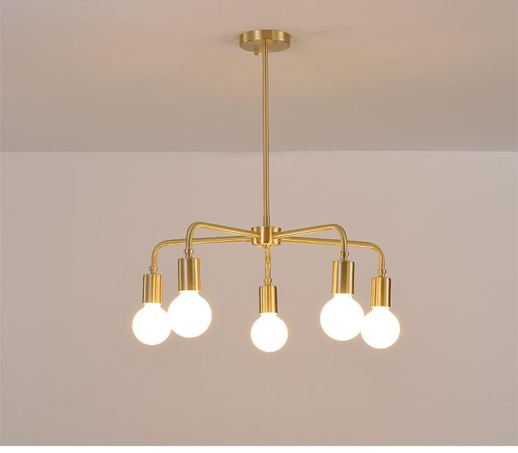 Creative Modern Simple Iron Circle a Pendant Light Kitmodern Bedroom Indoor Decorative