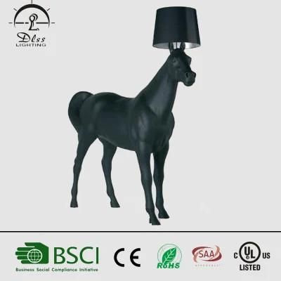 Hotel Project Large Lighting Big Fibre Glass Hourse Floor Lamp