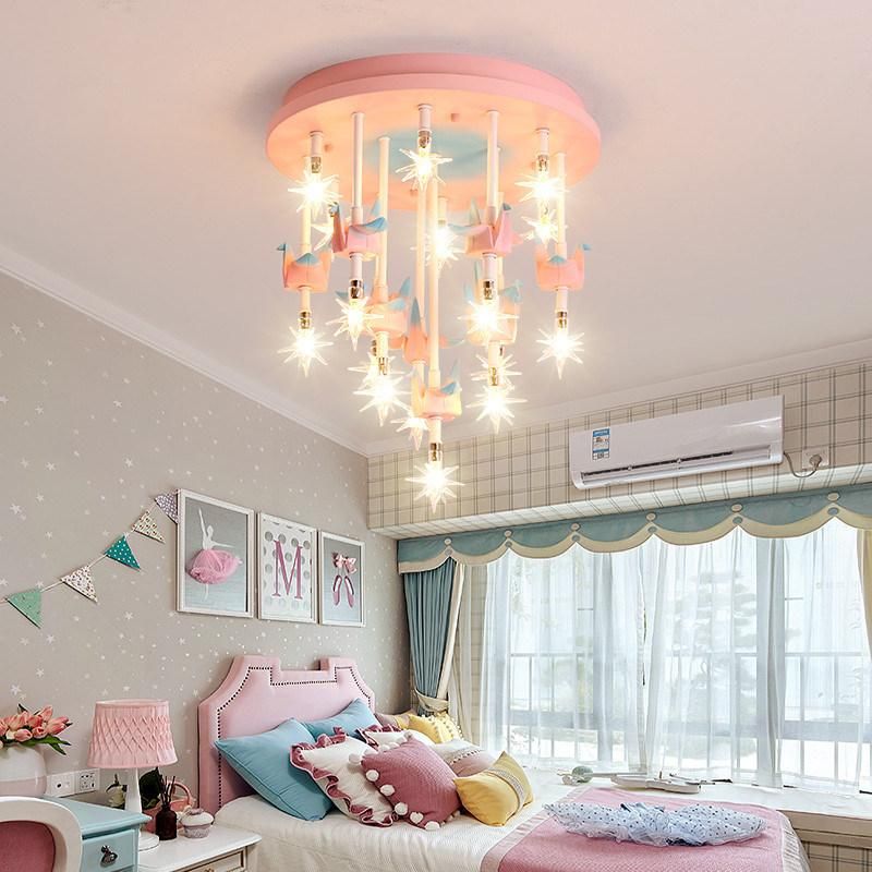 Nnicorn Shape LED Cute Bedroom Lights for Girls Baby Room Light for Kids Room Chandelier (WH-MA-137)