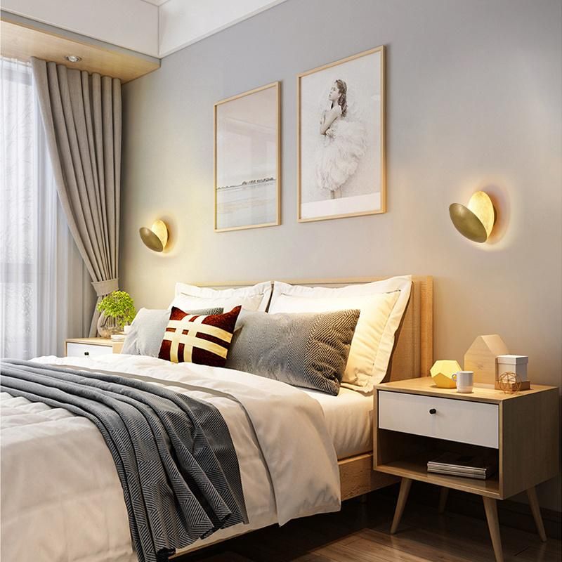 Creative Circle Design Wall Lamp Bedroom Lamp Bedside Lamp Nightstand Lamp