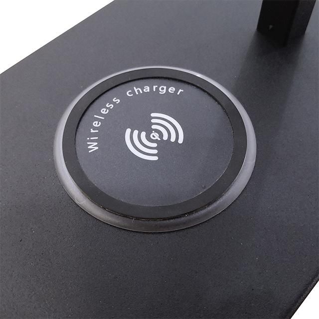 Modern Lamp with Wireless Mobile Recharger Bedside Lamp Table Lamp