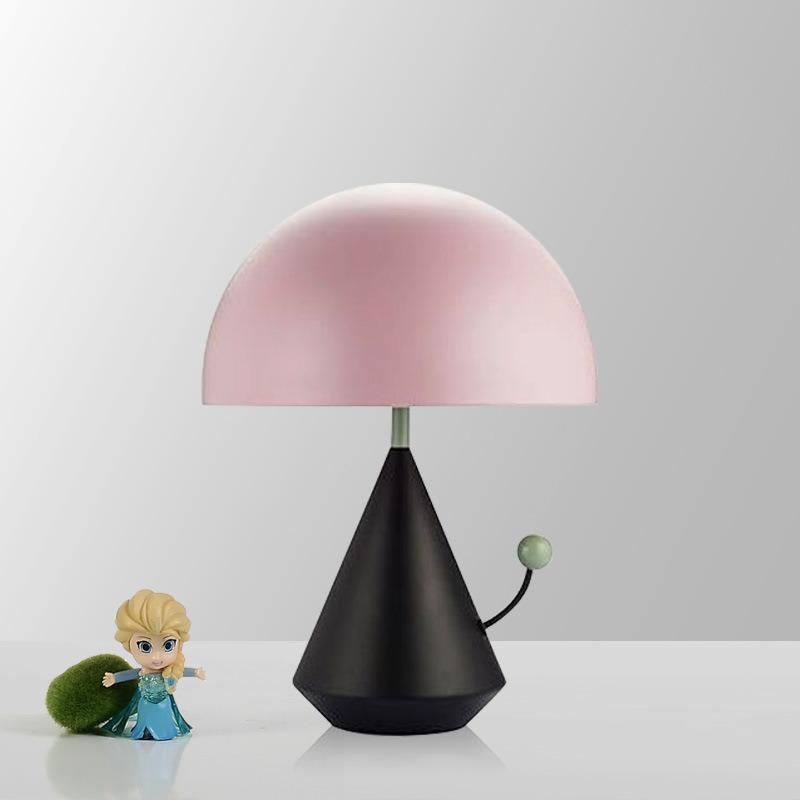Modern Simple Children′s Desk Lamp French Mushroom Designer Room Bedroom Study Room Creative Lovely Desk Lamp