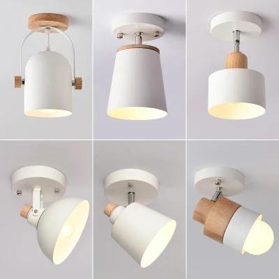 Wooden Ceiling Lamp Modern LED Ceiling Light for Bedroom Living Room Corridor Kitchen Indoor Lighting (WH-WA-21)