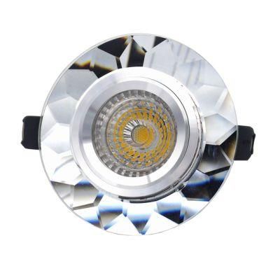 Recessed Ceiling Downlight Fitting Aluminium Crystal Spotlight Frame (LT2124)