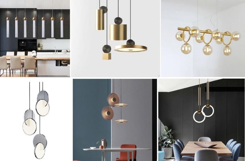 Postmodern Art Design Glass Ball Shape LED Hanging Lamp Pendant Lighting Zf-Cl-066