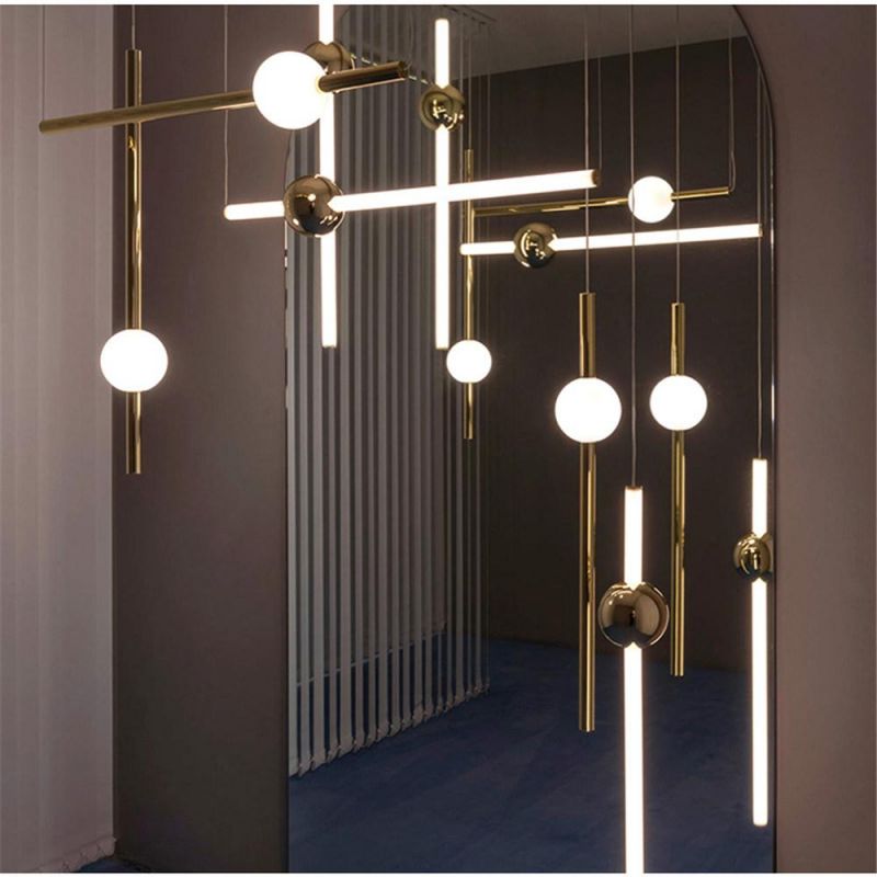 Hotel Custom-Made Decoration Glass Chandelier Modern Pendant Light