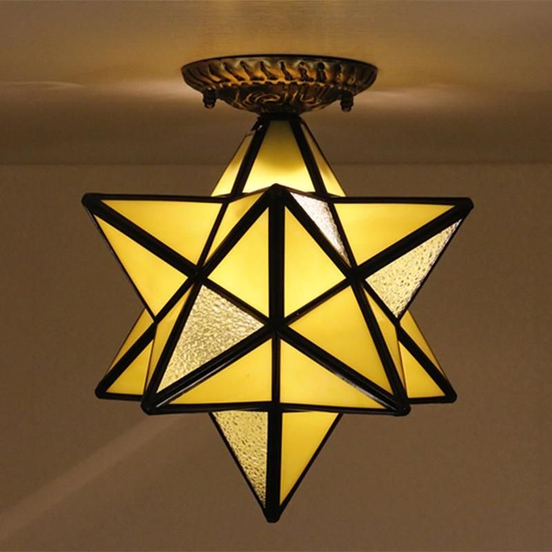 Meyda Tiffany Style Mini Ceiling Lamp Fixtures for Home Lighting (WH-TA-09)