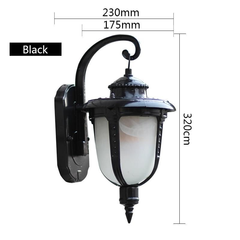 Retro Wall Lamp Waterproof Outdoor Porch Wall Light Corridor Courtyard Facade Lighting (WH-VR-88)