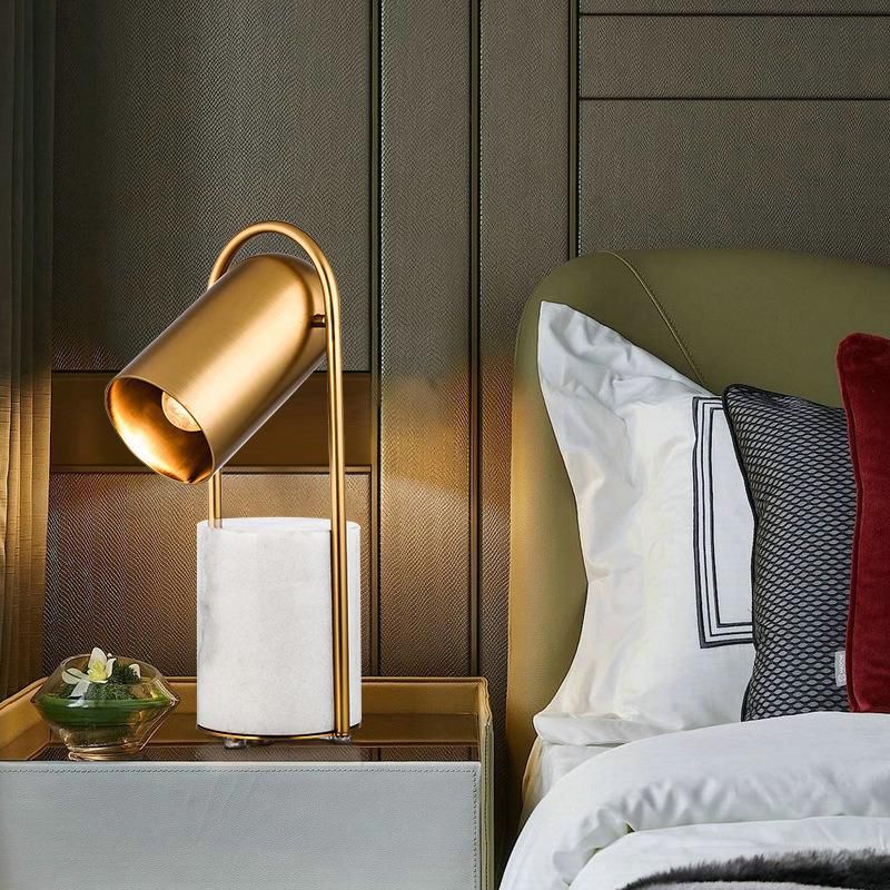 Factory Wholesale Nordic Marble Rotation Table Lamp From Living Room Bedroom