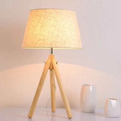 Wooden Design Vintage Style Table Lamp Desk Lamp Bedside Lamp