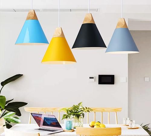 Yellow Color for Pendant Lamp Interior Decoration Lighting