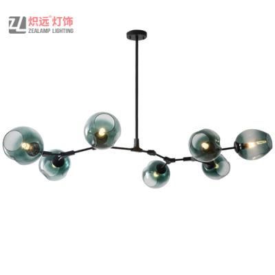 Postmodern Designer Suspension Lamp Decorative Interior LED Glass Pendant Light