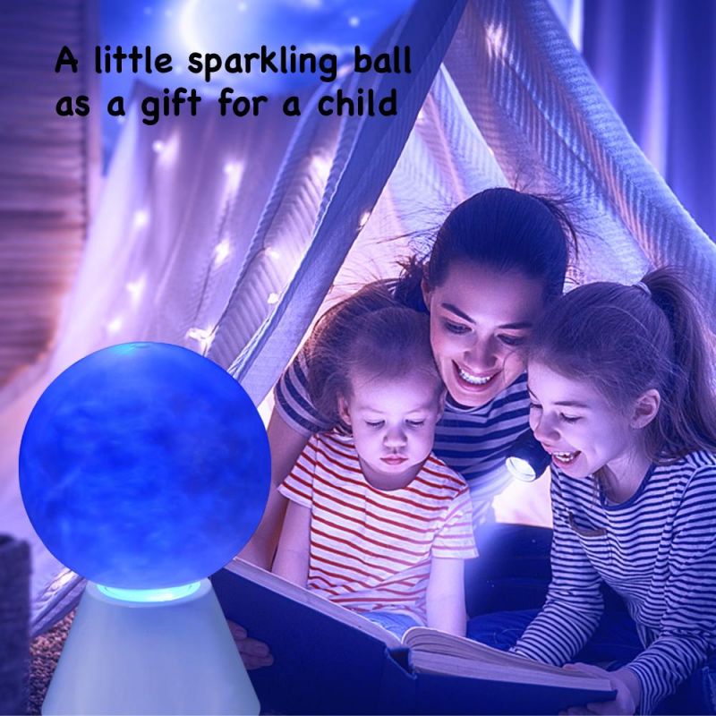 Cloudy Water Ball Magic Kids Gifts Romantic Bedside Night Light