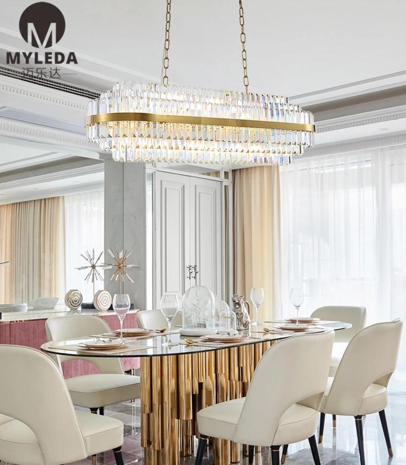K9 Clear Glass Crystal LED Chandelier Pendant Light Lamp
