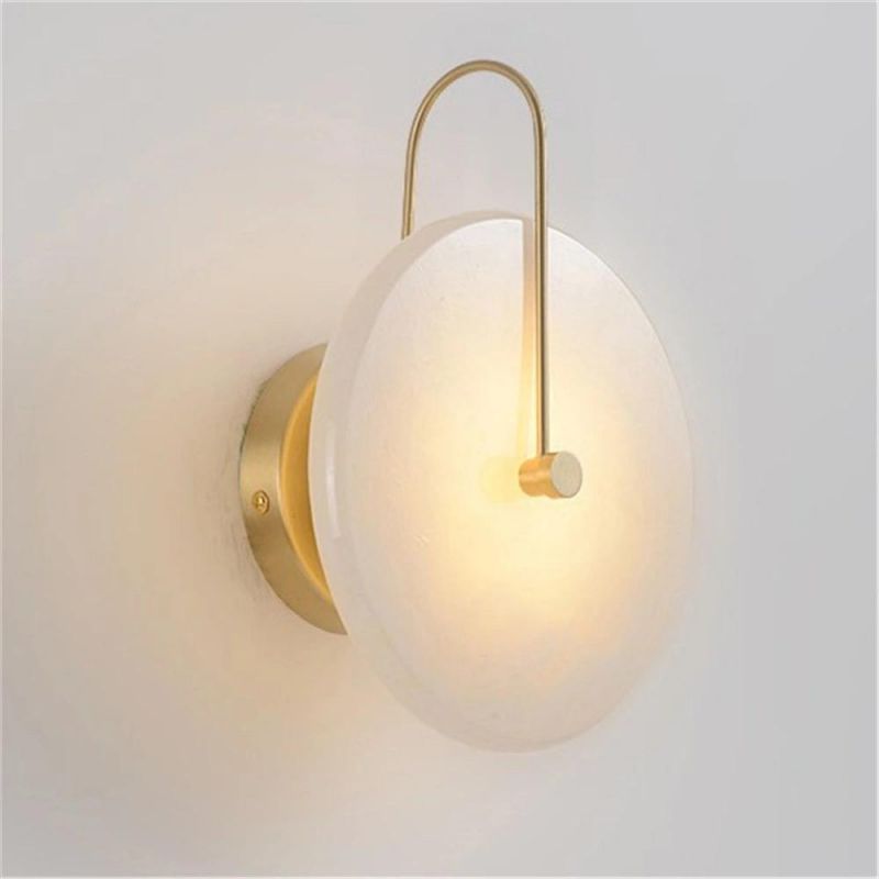 Modern Simple Copper LED Wall Lamps Bedroom Bedside Lamp Hallway Living Room Home Decor Wall Lights Corridor LED Light Fixtures