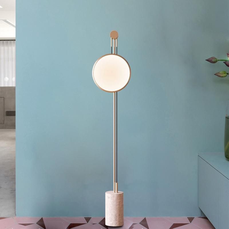 Creative New Design Pink Marble Base Acrylic Floor Lamp