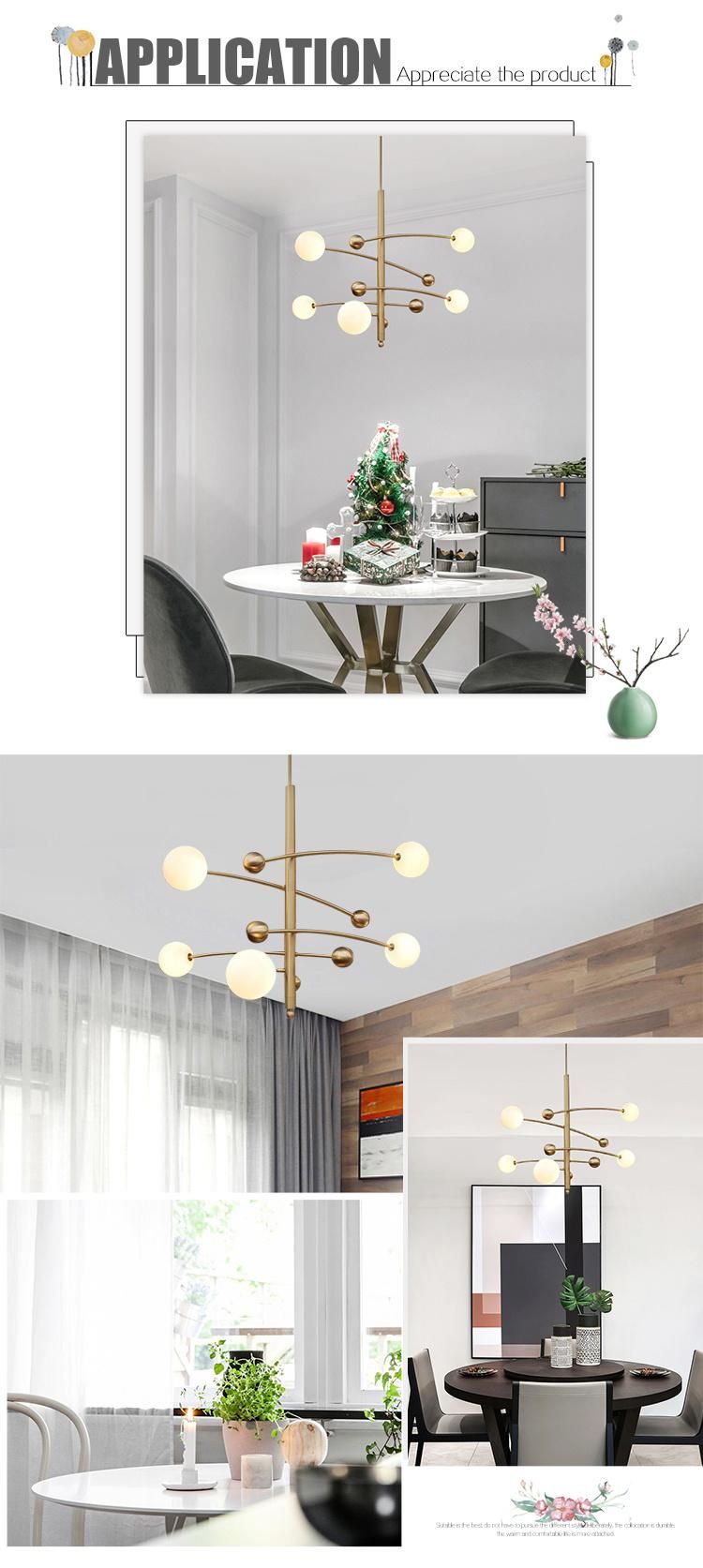 Contemporary Indoor Lights for Home Large Iron Glass Chandeliers