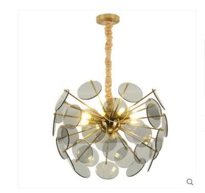 Nordic Glass Ball Round Bubble Ball Branching Pendant Lamp